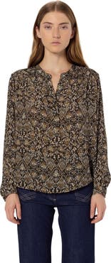 GERARD DAREL Althea Cultural Print Blouse