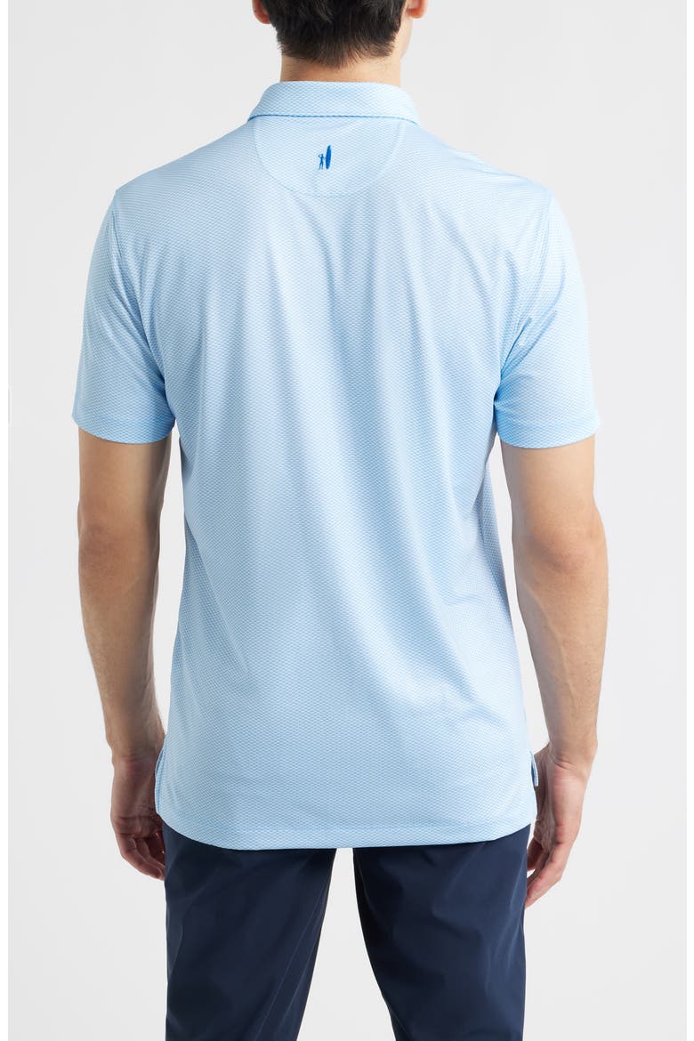 Rud Geo Print Performance Jersey Polo, Alternate, color, MALIBLU