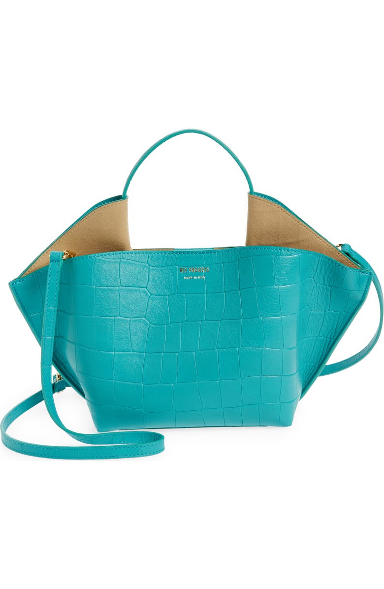 Ree Projects Mini Ann Leather Tote, Main, color,