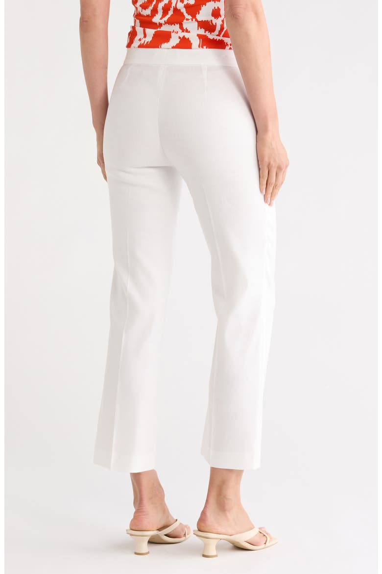 Calliope Linen Blend Straight Leg Pants, Alternate, color, WHITE
