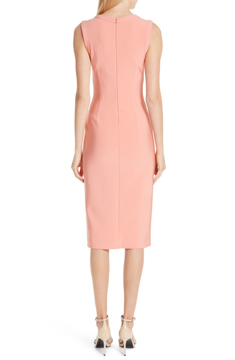 Yigal Azrouël Mechanical Stretch Dress, Alternate, color, 