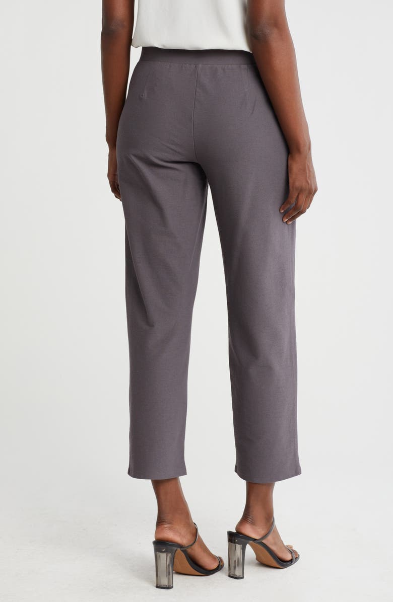 Eileen Fisher Straight Leg Ankle Pants, Alternate, color, Meteor