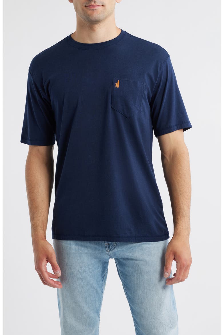 Kahuna Crewneck T-Shirt, Main, color, NAVY