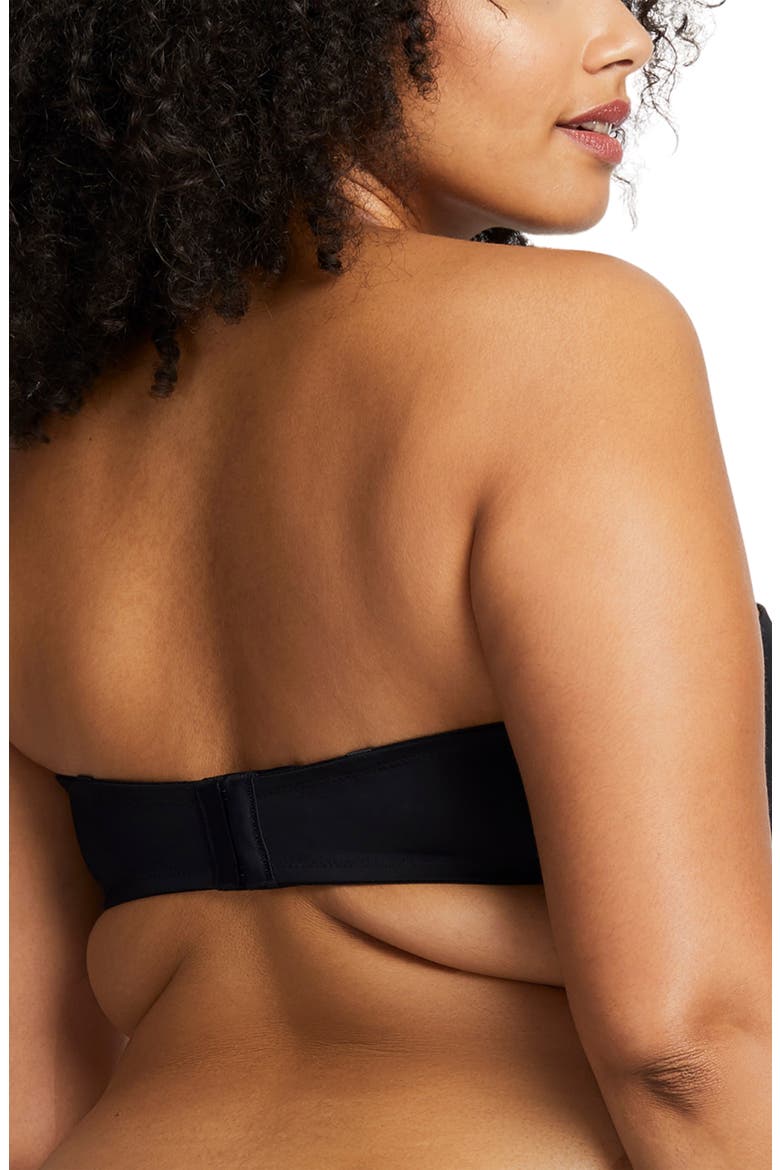 Convertible Strapless Underwire Bra, Alternate, color, BLACK