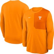 Nike Men's Nike Tennessee Orange Tennessee Volunteers 2025 Sideline Coach UV Performance Long Sleeve T-Shirt