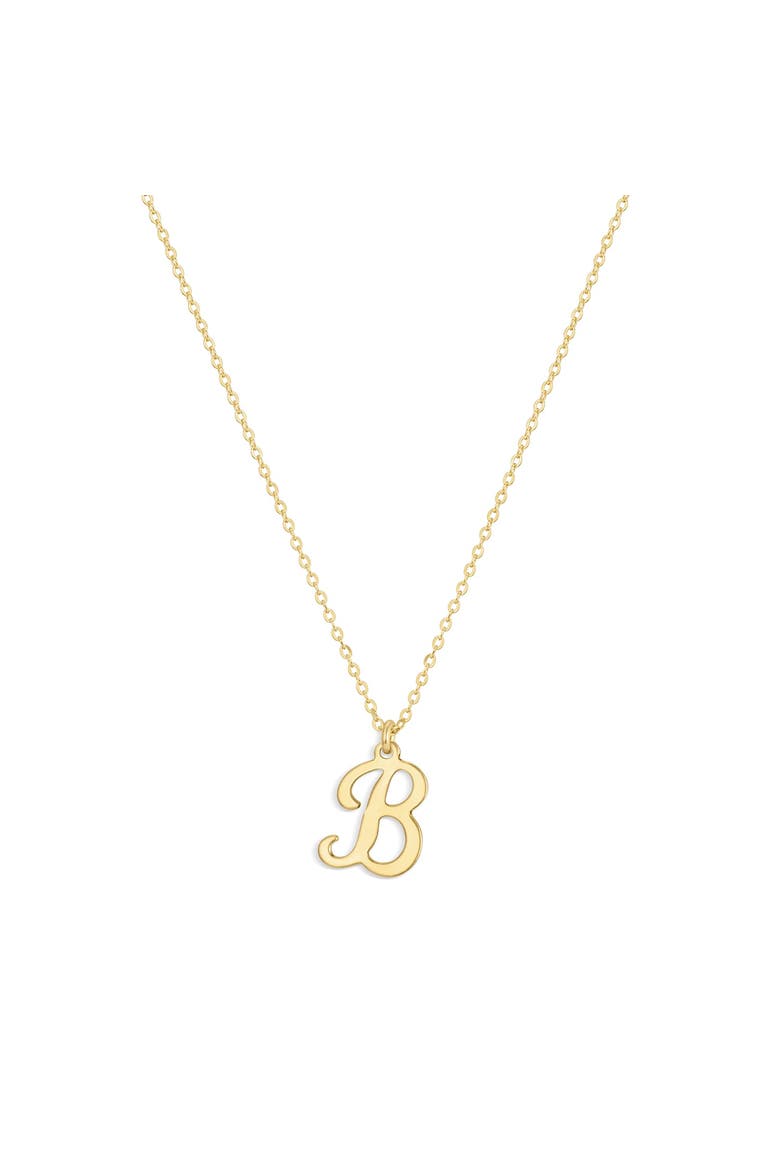 Gianna Initial Necklace, Main, color, Gold / B