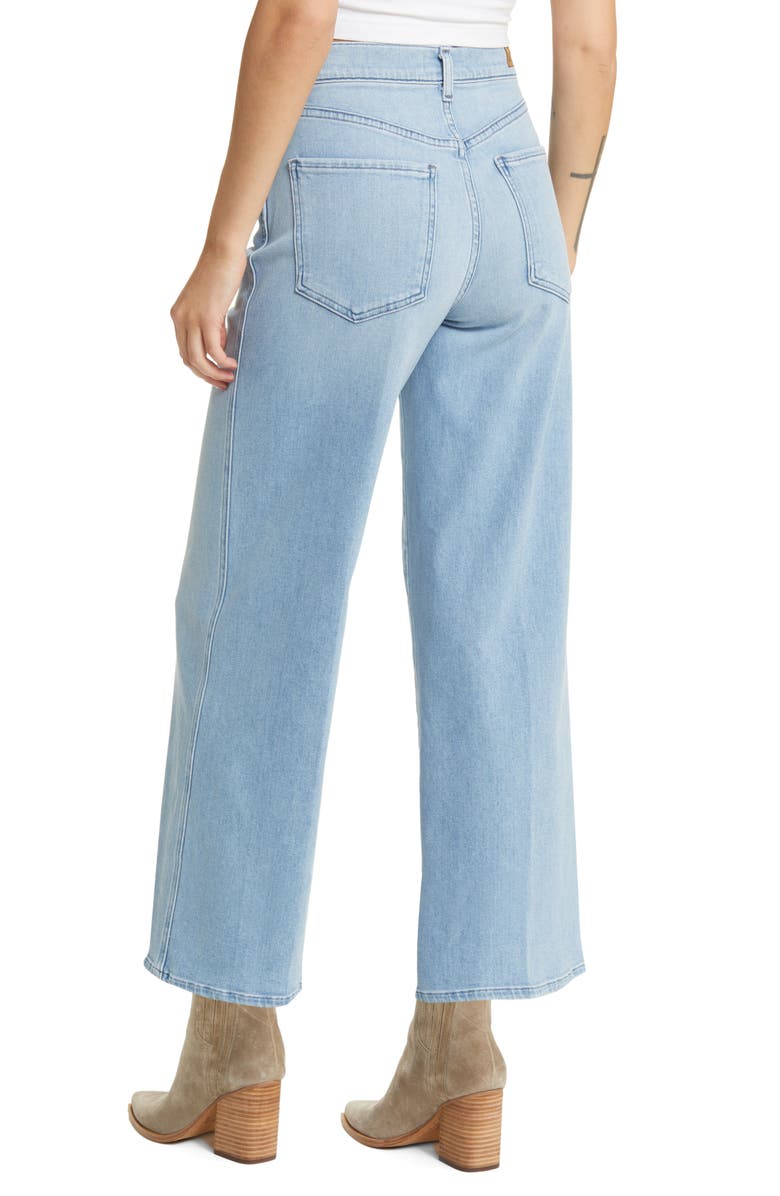 LE JEAN Juliette High Waist Ankle Wide Leg Jeans, Alternate, color, Day Dreamer