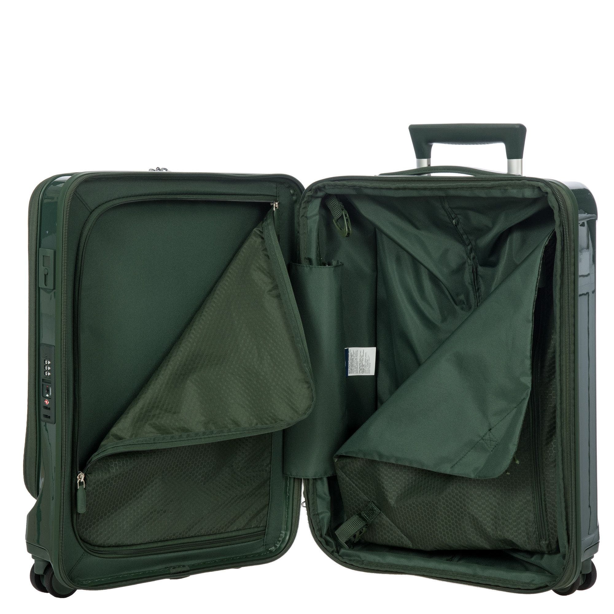 Bric
s Positano 21" Carry-On Expandable Spinner w/Pocket, Alternate, color, Emerald