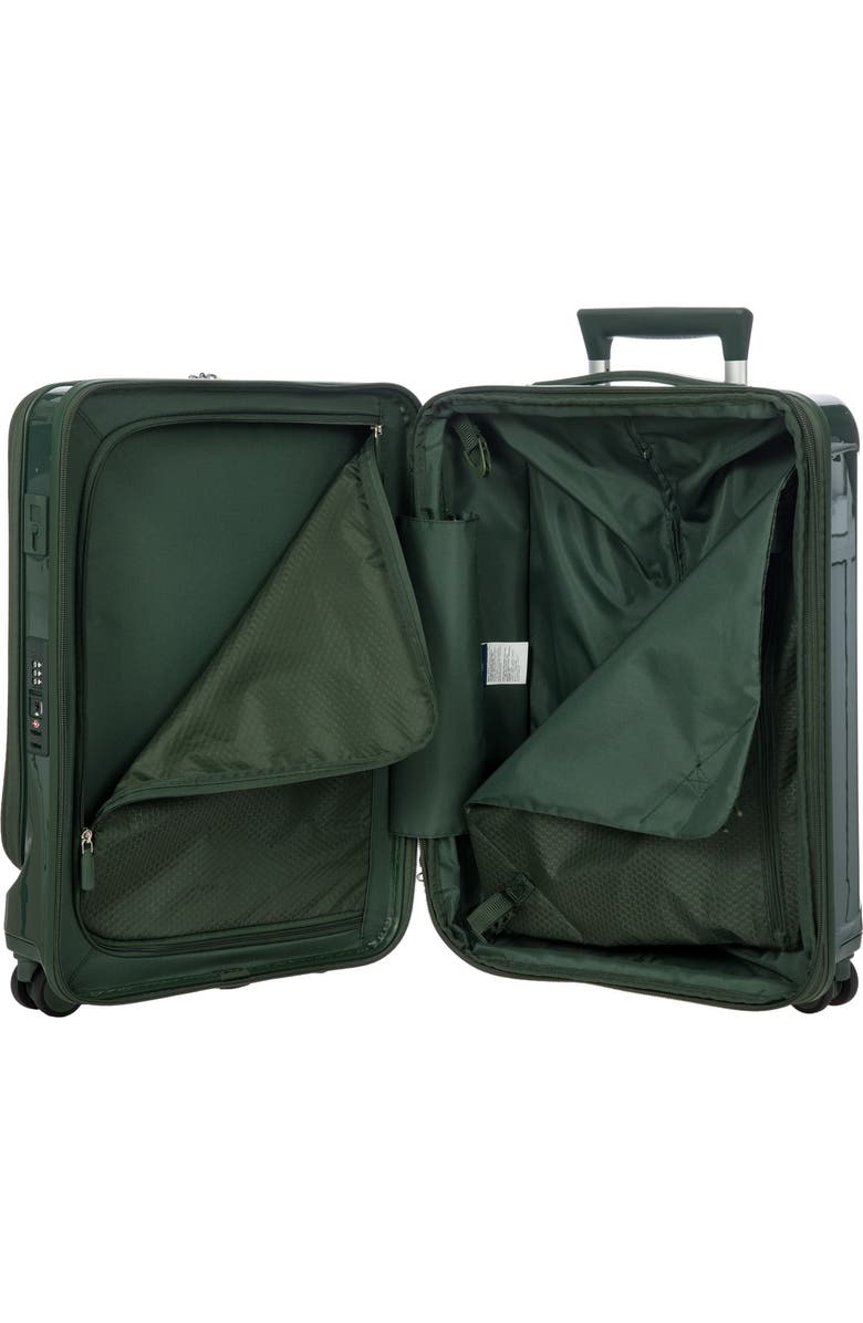 Bric
s Positano 21" Carry-On Expandable Spinner w/Pocket, Alternate, color, Emerald