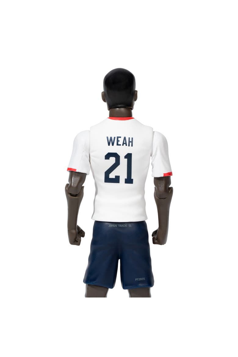 SOCKERS USMNT Tim Weah 8" Collectible Soccer Action Figure, Alternate, color, White