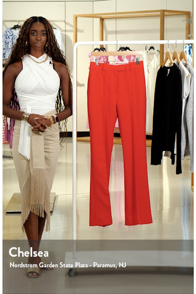 Millie Pleated Wool Blend Pants video