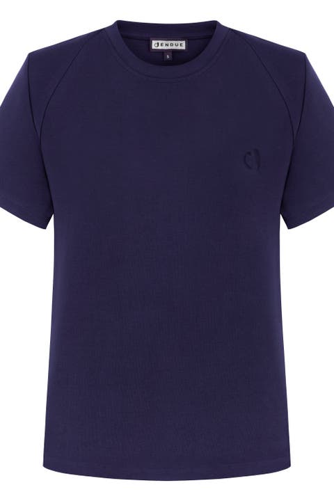 J Logo Oversize  Basic T-Shirt