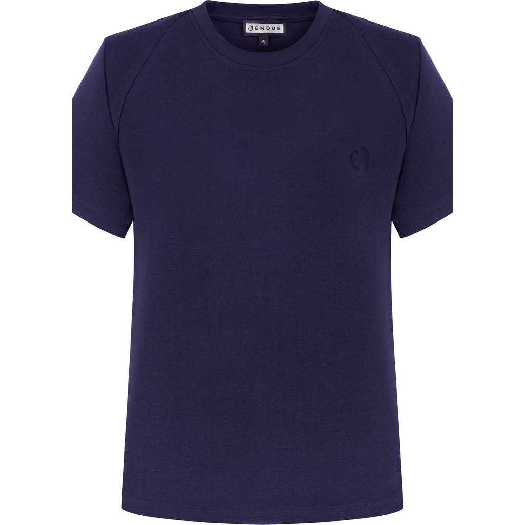 Jendue J Logo Oversize Basic T-shirt In Purple