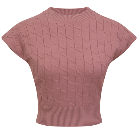 Cable Knit Soft Stretch Vest