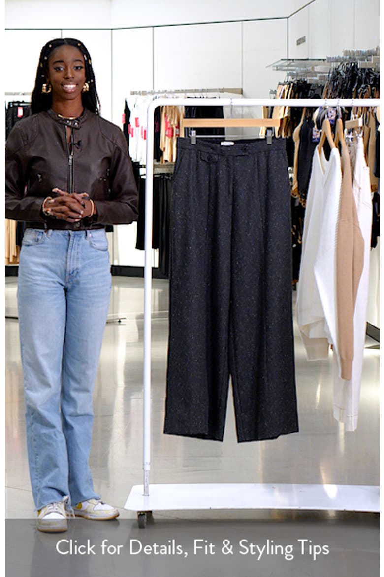Textured Wide Leg Pants video