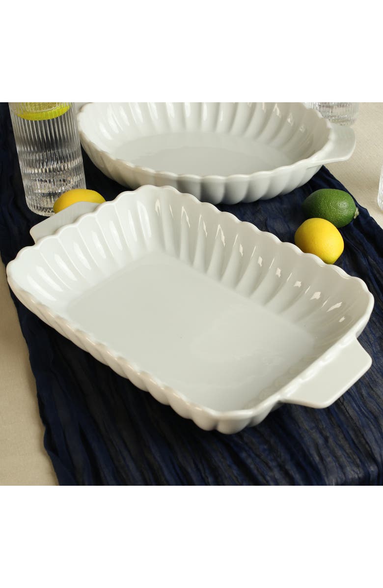 BIA Cordon Bleu Petal 2-Piece Baking Dishes, Alternate, color,