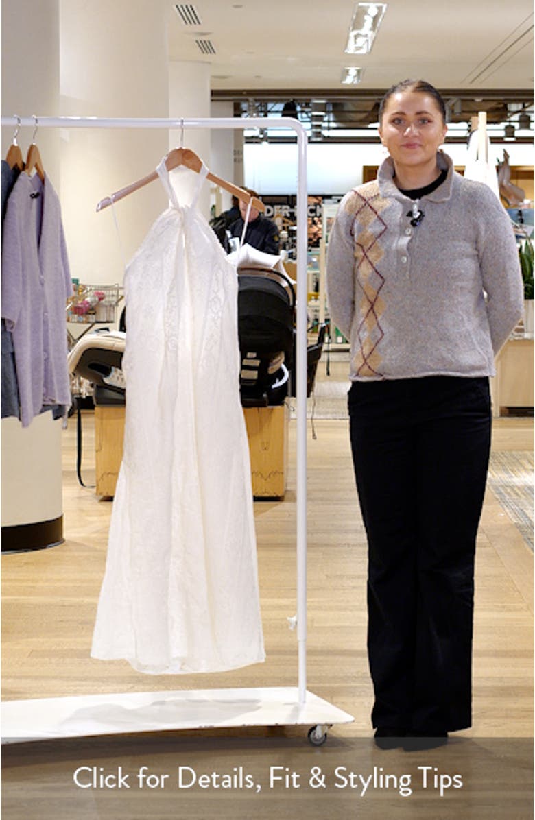 Pienza Halter Maxi Dress, sales video thumbnail