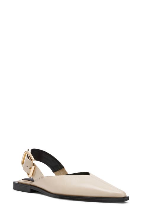 Shay Pointed Toe Slingback Flat (Women)