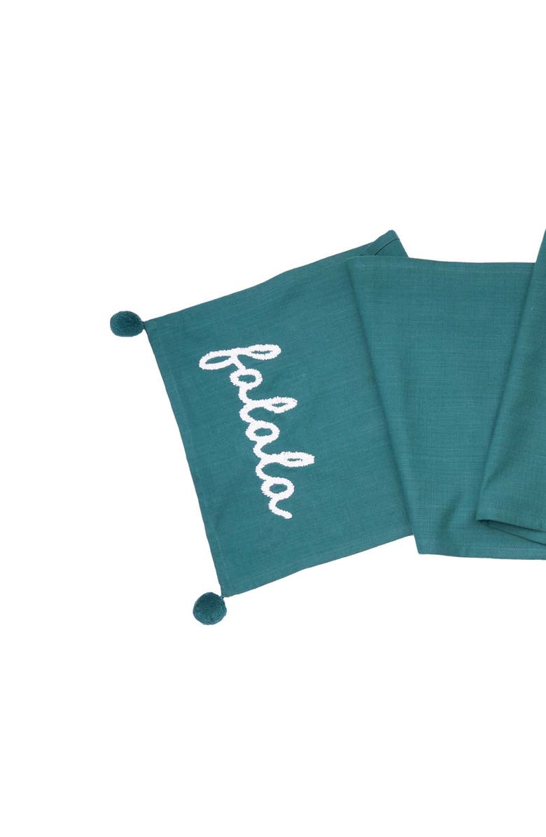 carol & frank Christmas Holidays Tufted Solid Runners Collection, Alternate, color, Green