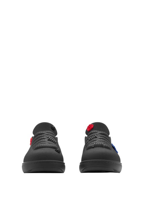 Shop Burberry Bubble Sneakers In Black