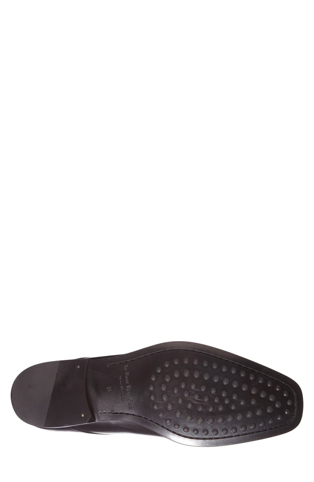 'Felix' Plain Toe Derby, Alternate, color, BLACK LEATHER