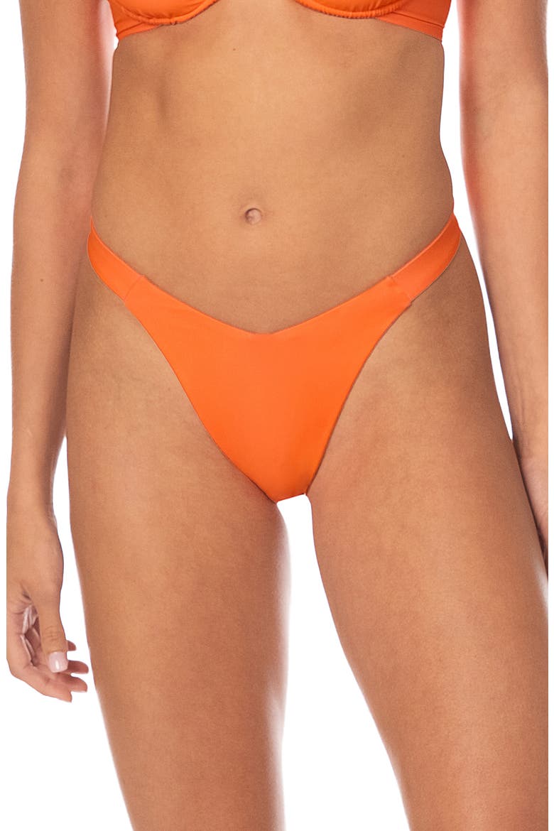 Orange Waikiki Reversible Bikini Bottoms, Main, color, ORANGE