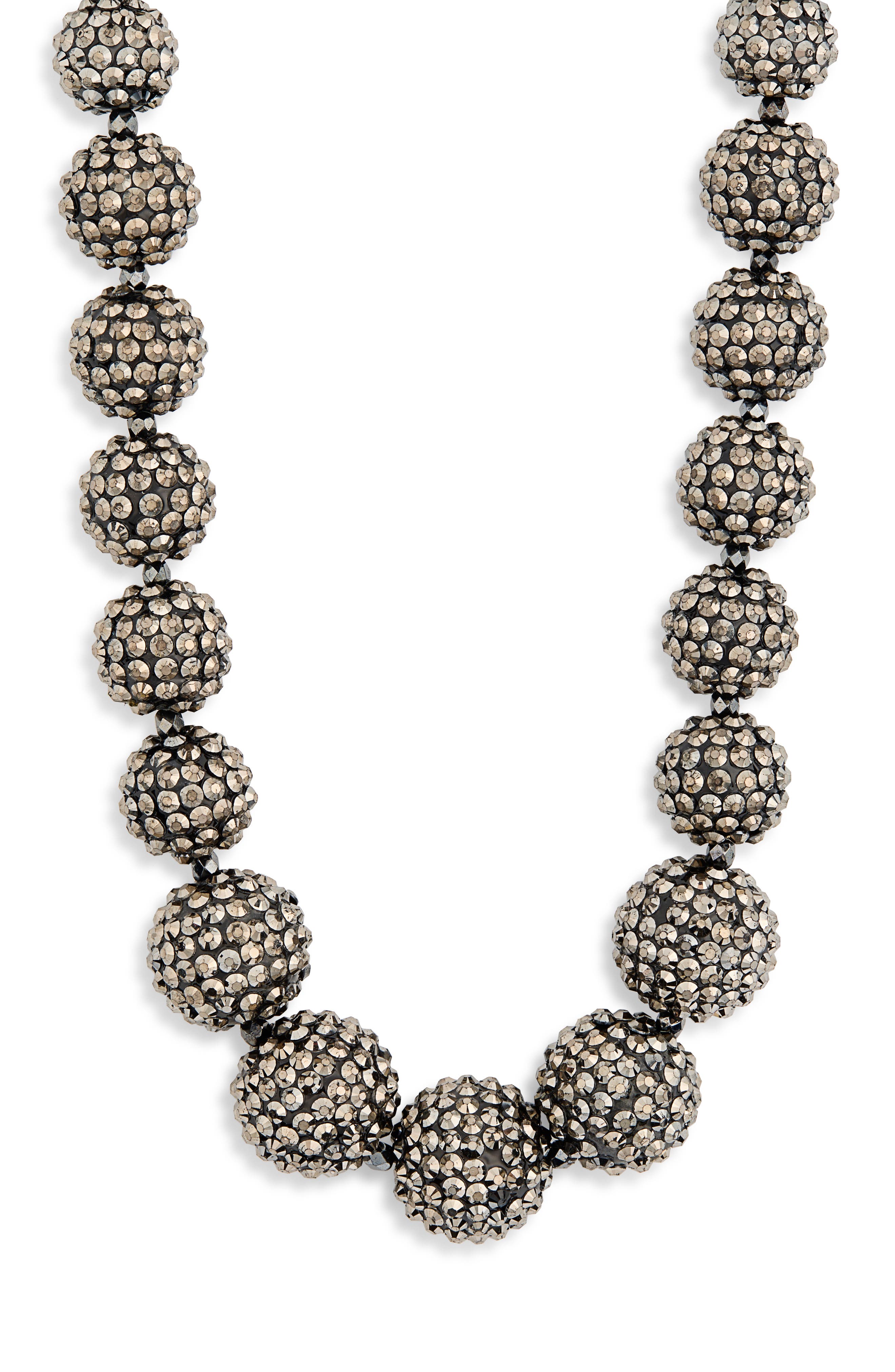 Kenneth Jay Lane Pavé Ball Necklace