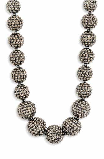 Kenneth Jay Lane Pavé Ball Necklace