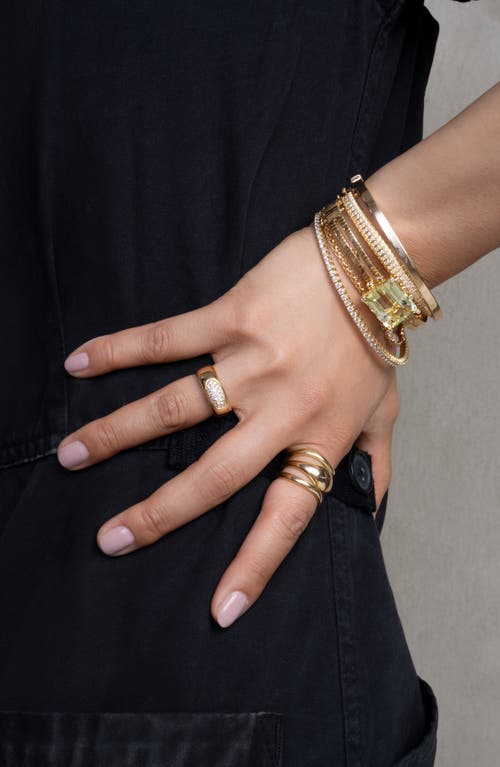 Bony Levy 14k Gold Rectangular Bracelet In Gold