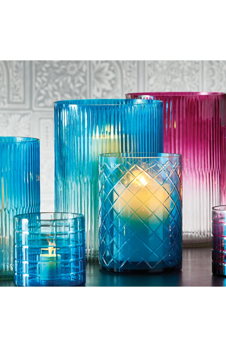 Napa Home & Garden Aurora Hurricanes 10" & 7" Set of 2, Alternate, color, Blue