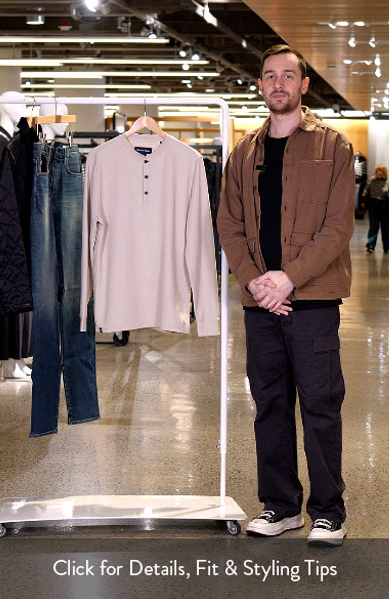 Henderson Long Sleeve Henley, sales video thumbnail