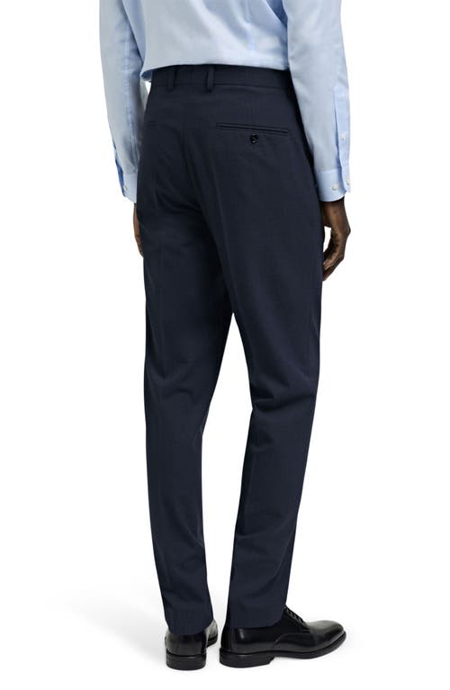Mango Milan Slim Fit Suit Pants In Blue