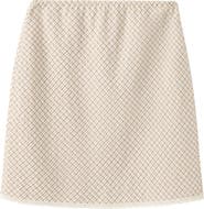 MANGO Checkered Midi Skirt