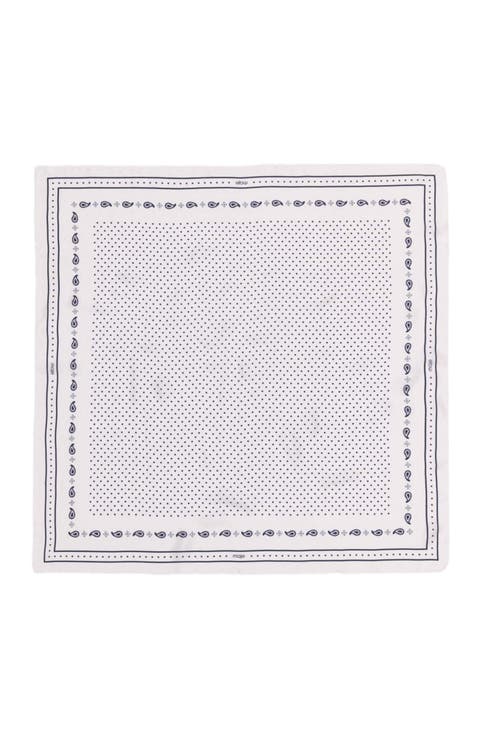 90x90 printed silk scarf