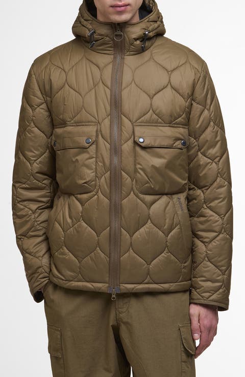 Re-Engineered Hooded Quilted Jacket