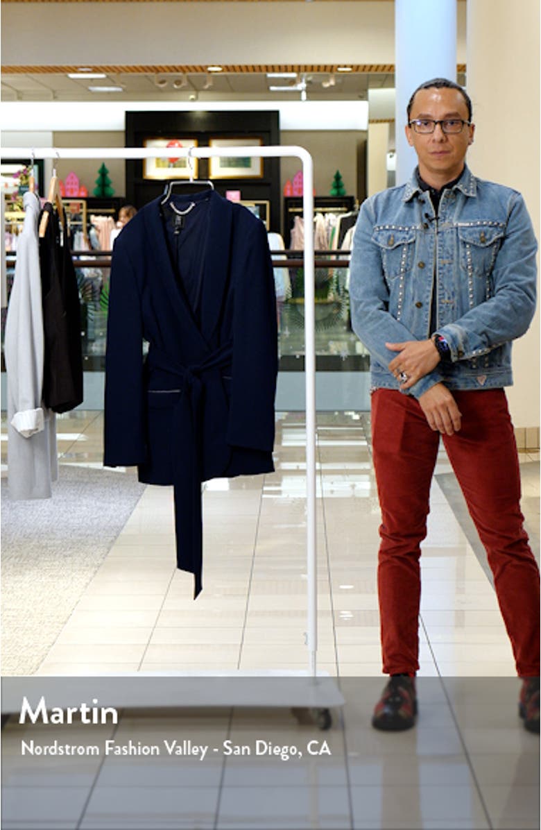 Belted Tuxedo Blazer, sales video thumbnail