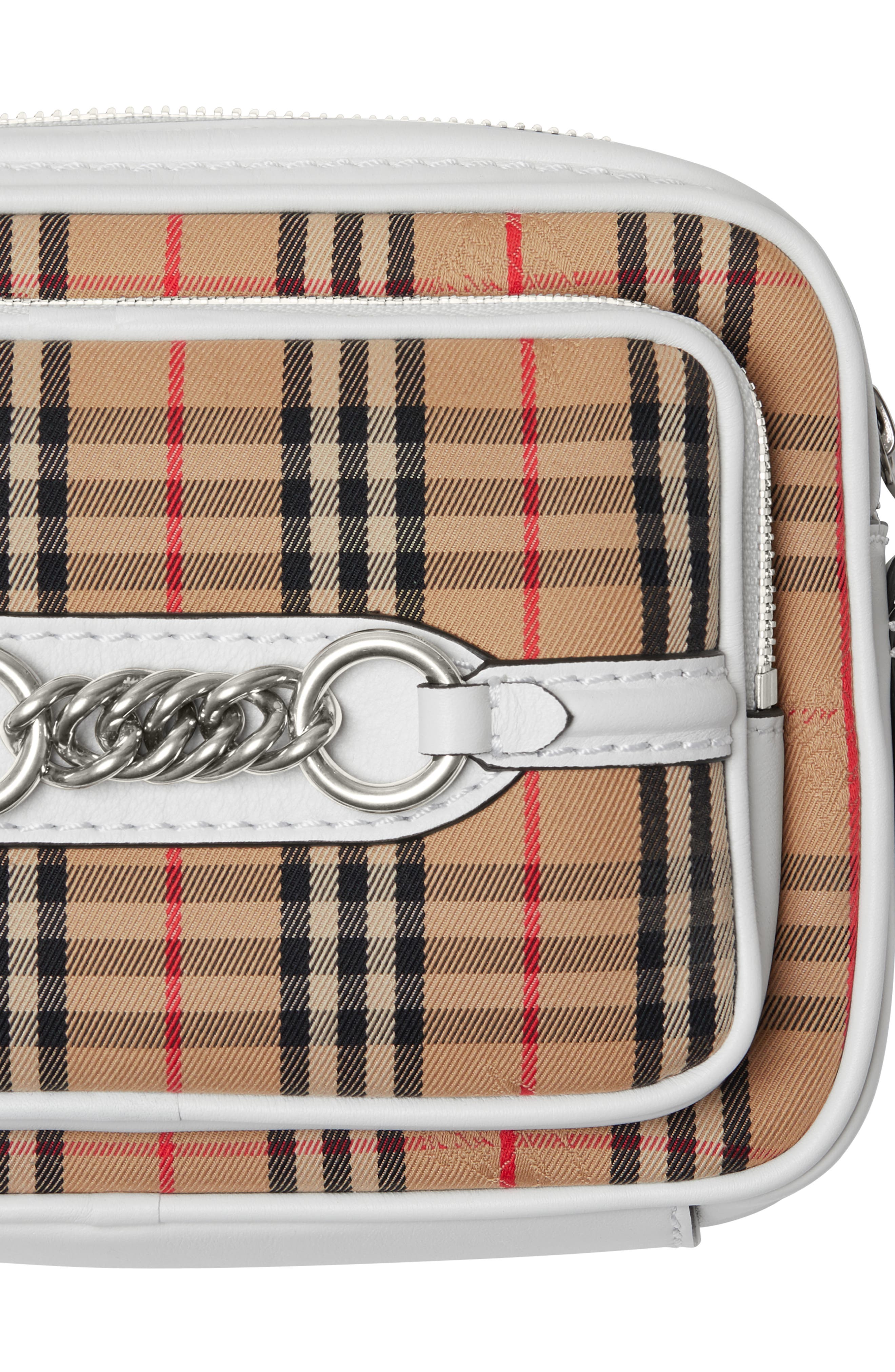 Burberry Vintage Check Link Crossbody Camera Bag, Alternate, color, 