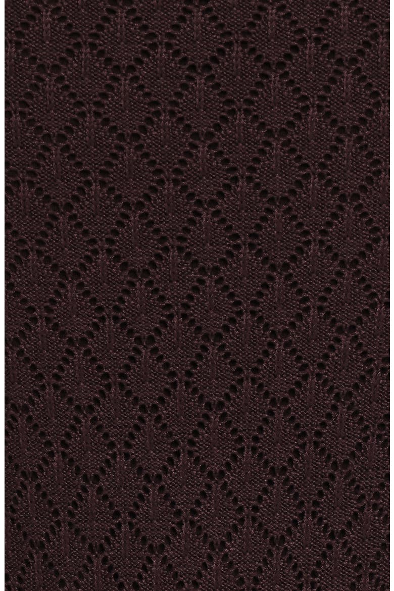 Asplie Pointelle Sweater Vest, Alternate, color, ESPRESSO