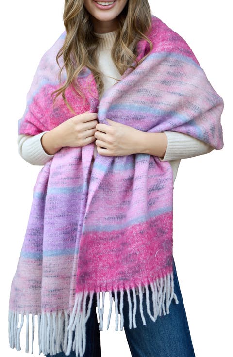 Stripe Oversize Scarf