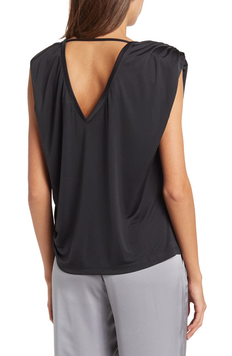 Ramy Brook Erica Draped Muscle Tank, Alternate, color,