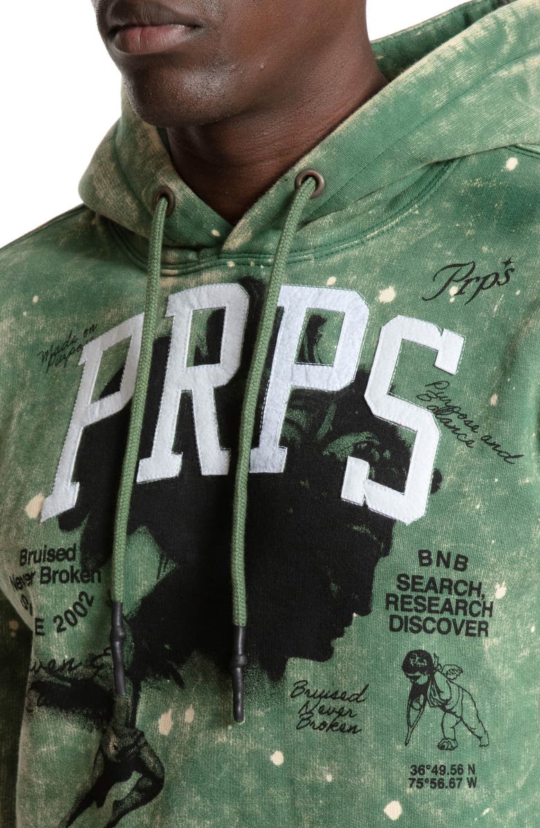 PRPS Supreme Cotton Blend Hoodie, Alternate, color, 