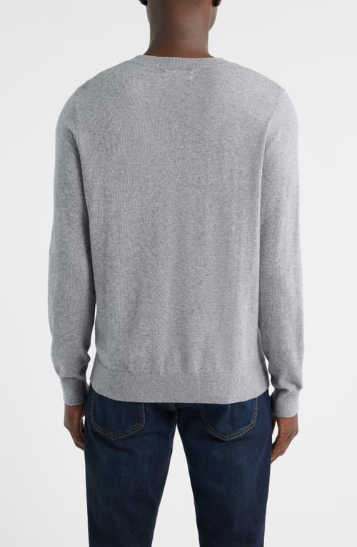 Nordstrom Crewneck Cotton & Cashmere Sweater In Gray