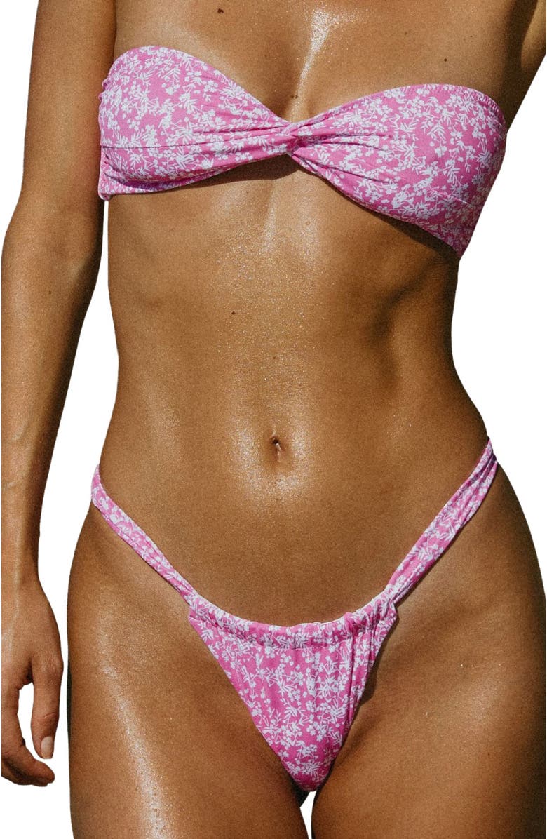 Bright Swimwear Nia Bottom, Alternate, color, Peppermint Pink