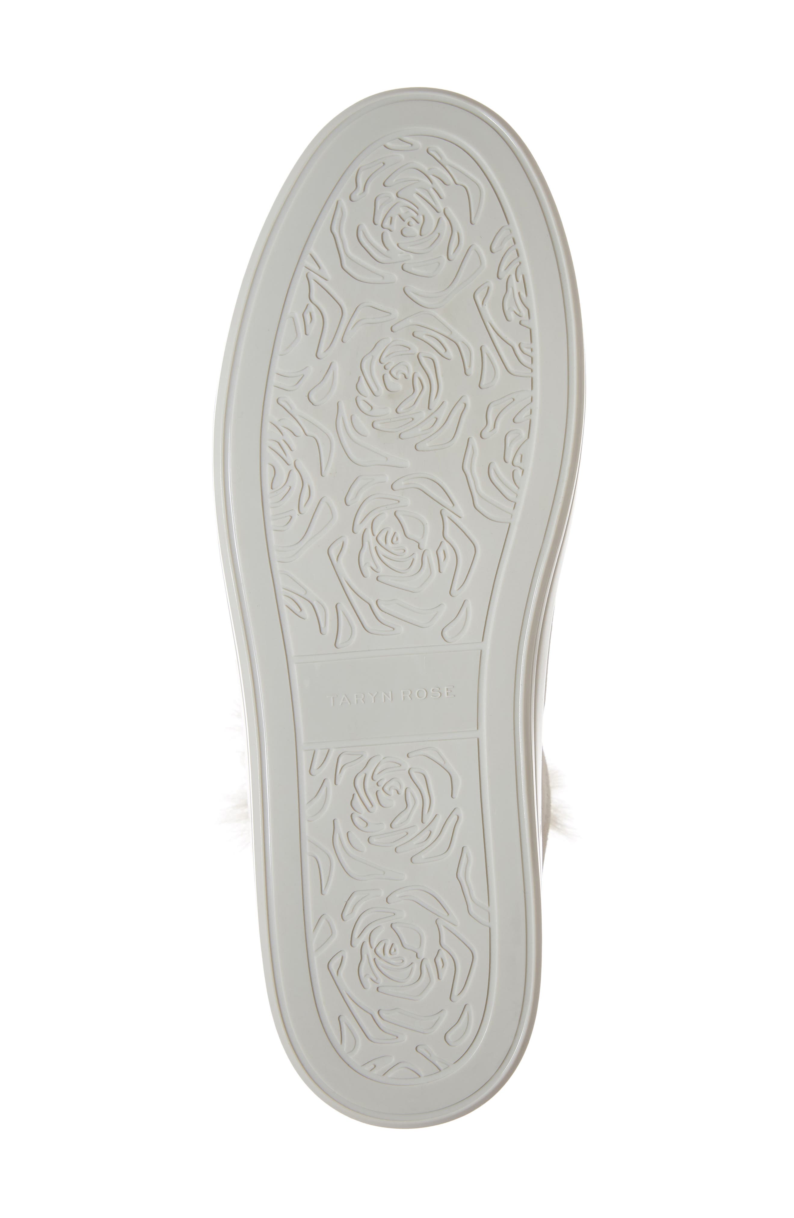 Taryn Rose Georgy Faux Fur Trim Weatherproof Sneaker, Alternate, color, 