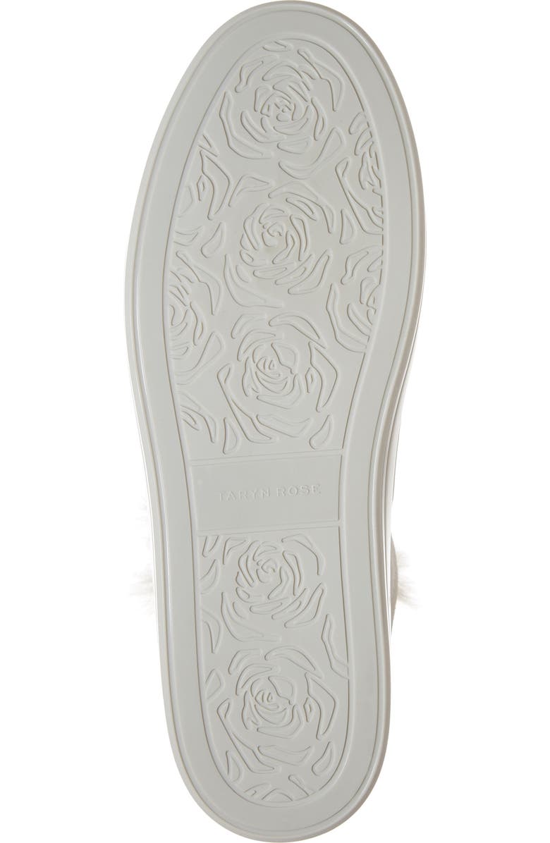 Taryn Rose Georgy Faux Fur Trim Weatherproof Sneaker, Alternate, color,