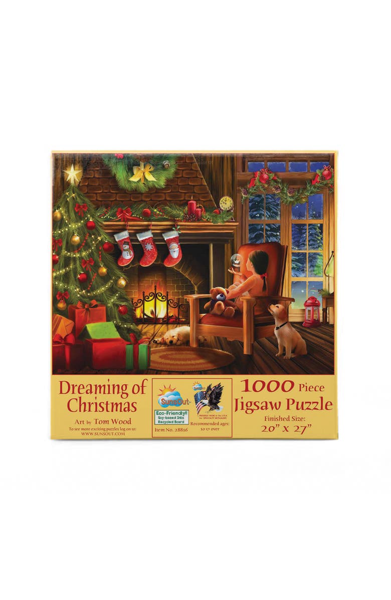 Sunsout Dreaming of Christmas 1000 piece Jigsaw Puzzle for Adults, Alternate, color, Multicolor
