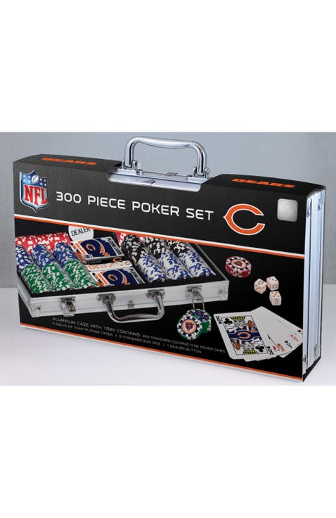Chicago Bears 300 Piece Poker Set