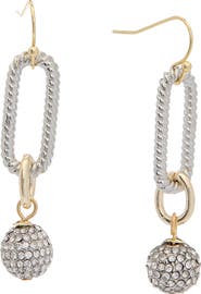 Juvell Two-Tone Drop Earrings