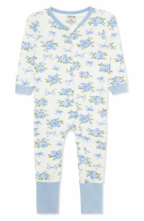 Kids' Floral One-Piece Pajamas