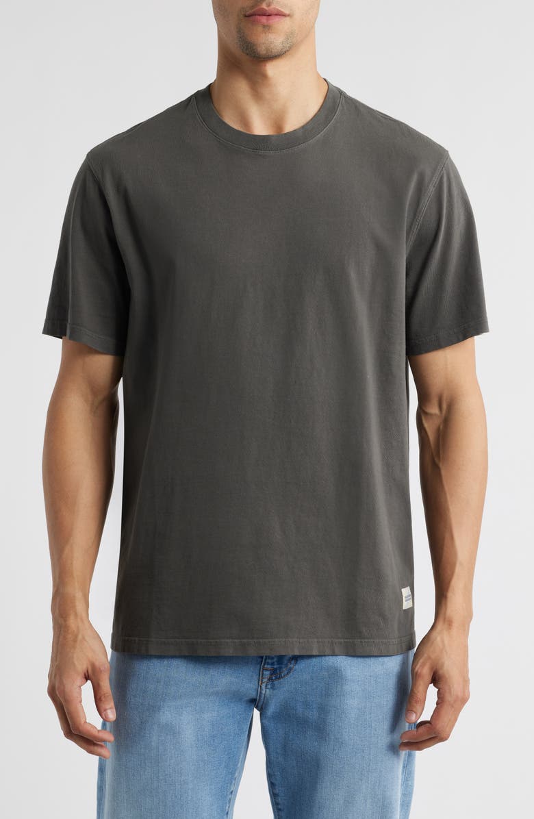 Fair Harbor Saltaire Organic Cotton Graphic T-Shirt, Main, color, Black (001)